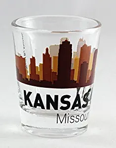 Kansas City Missouri Sunset Skyline Shot Glass