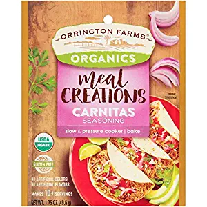 Orrington Farms Organic Meal Creations Seasoning, Carnitas (6 Count)