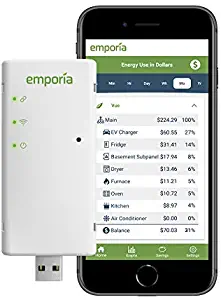 Emporia Vue Smart Home Energy Monitor | Connects to Your Electric Meter | Solar/Net Metering | Works only with PG&E, SCE, PPL, First Energy, Burlington Electric and Green Mountain Power