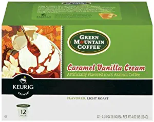 Green Mountain Coffee K-Cup, Caramel Vanilla Cream, 12-Count