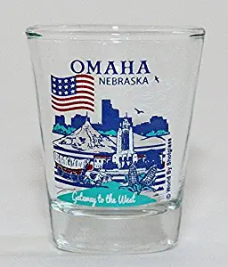 Omaha Nebraska Great American Cities Collection Shot Glass