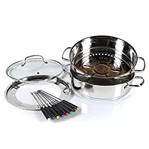 NuWave Ultimate Cookware Steamer and Fondue Set PIC