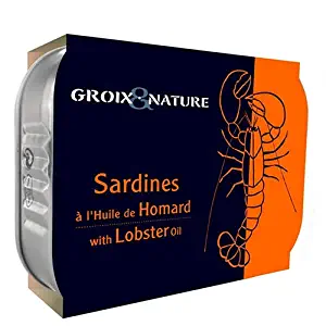 Sardines in Lobster Oil by Groix et Nature (4 ounce)