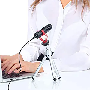 Movo Sevenoak Cardioid USB Computer Microphone with Stand Compatible with Laptop, PC and Mac - For Voice Recording, Podcasting, Gaming, Remote Work, Conference, Livestream, Chat, and Desktop Mic