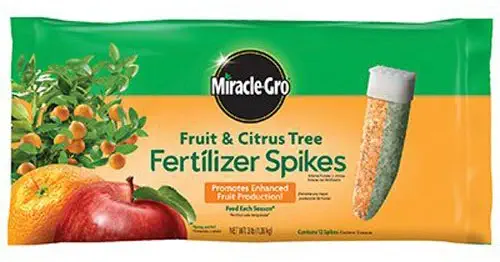 Miracle-Gro Fertilizer Spikes for Fruit and Citrus Trees, 12-Pack (Not Sold in Pinellas County, FL)