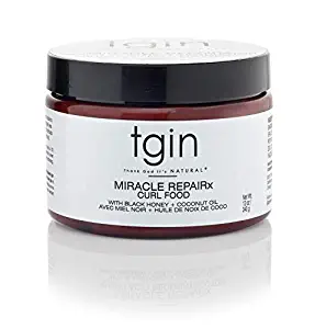 tgin Miracle RepaiRx Curl Food Daily Moisturizer For Natural Hair - Dry Hair - Curly Hair - 12 Oz