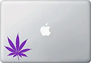 Yadda-Yadda Design Co. Cannabis Leaf - Marijuana - Pot - Weed - MacBook or Laptop Vinyl Decal Sticker (MD 4