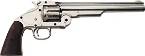 Denix 1869 Schofield Style Revolver, Nickel Finish - Non-Firing Replica