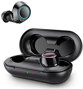 Wireless Earbuds for iPhone, Bluetooth 5.0 True Wireless Bluetooth Earbuds, with bass 3D Stereo Sound Wireless Headphones, Auto Pairing Bluetooth Headset (Black)