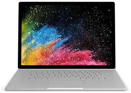 Microsoft Surface Book 9E2-00001 2-in-1 Laptop, Intel Core i7-6600U, 8GB RAM, 256GB SSD, NVIDIA GeForce GTX 965M (Renewed)