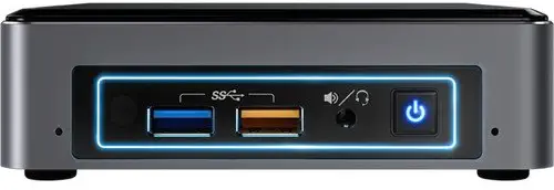 Intel NUC NUC7i3BNK Mini PC/HTPC, Intel Dual-Core i3-7100U 2.4GHz, 8GB DDR4, 128GB SSD, WiFi, Bluetooth, 4k Support, Dual Monitor Capable, Windows 10 Professional 64Bit