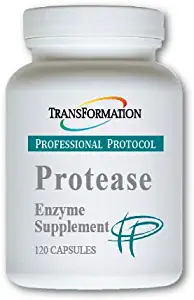 Transformation Enzymes Protease - Supports Healthy Circulation, Digestion, Immunity, and Elimination, Improve Tolerance On an Empty Stomach, 120 Capsules