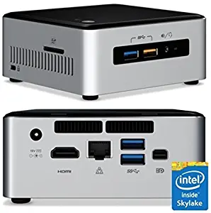 Intel Desktop/HTPC 6th Generation Intel Dual-Core i3 2.3GHz, 8GB DDR4, 120GB SSD, Wifi, Bluetooth, 4K Capable, Dual Monitor Capable, Windows 10 Professional 64Bit