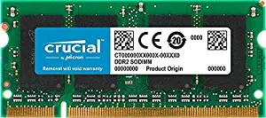 Crucial 2GB Single DDR2 800MHz (PC2-6400) CL6 SODIMM 200-Pin Notebook Memory Module CT25664AC800