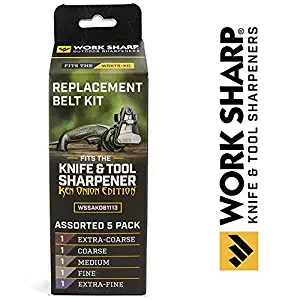 Official Replacement Belt Kit for the Work Sharp Knife and Tool Sharpener Ken Onion Edition