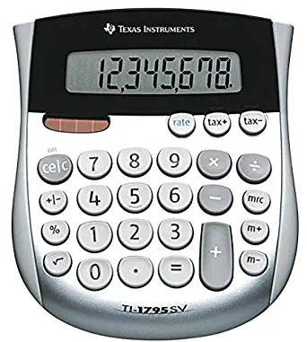 Texas Instruments TI-1795 SV Mini-Desktop Calculator 17311-02