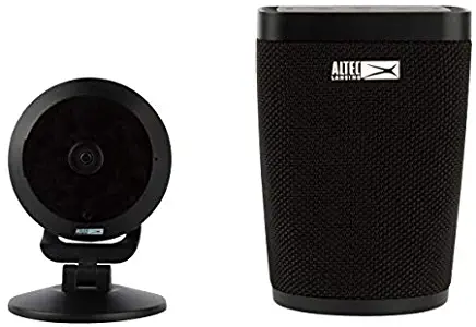 Altec Lansing Voice Activated Smart Security System, Includes Google Live Speaker and Panoramic HD Camera, Built in Google Assistant, Two Way Intercom, ASH-100