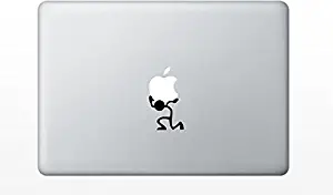 MacBook Stick Figure Lifting Apple Decal Sticker for Apple MacBook air and pro 11 13 15 17 Models