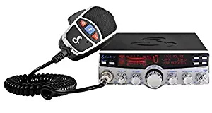 Cobra 29 LX MAX Smart Full Featured Professional Cb Radio, Bluetooth Legal Hands Free, Iradar App Integrated, 4-Color LCD, NOAA Alerts, Rewind-Say-Again, Black/Silver, Black & Silver