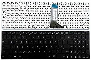 New US Black English Laptop Keyboard (Without Frame) Replacement for ASUS X551M X551MA X551MAV X551A X551C X551CA F551C F551M X551MA-RCLN03 X551M-RCLN06 AEXJCU01110 0KNB0-610EUS00 MP-13K93US-9202