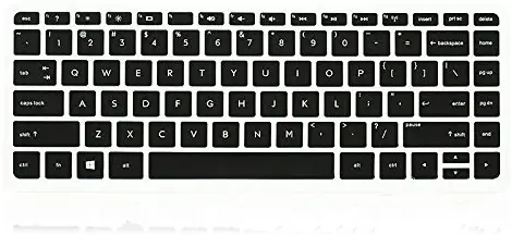 Leze Silicone Keyboard Cover Skin for HP Pavilion 14,HP Envy Pro Ultrabook 4,HP Pavilion dv4-5000,HP Sleekbook Ultrabook Envy 6-1000,HP Pavilion Sleekbook 14-b029tu b031tu - Black