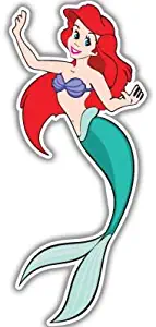 Little Mermaid Ariel Disney Princess Vynil Car Sticker Decal - Select Size