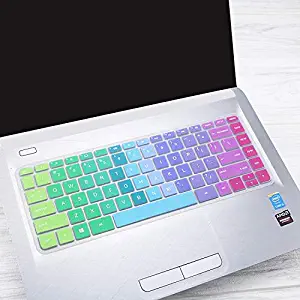 iKammo Keyboard Cover Skin Compatible HP Stream 14-ax HP Pavilion 14-ab 14-ac 14-ad 14-al 14-an,HP Envy 14-j0 Series,14-ab010 14-ab166us 14-ac159nr 14-an010nr 14-an013nr 14-an080nr,Rainbow