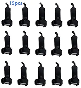 Walkie Talkie Belt Clip Compatible with Two Way Radio WLN KD-C1/Radtel RT-10/LT-316/TD-M8 /RT22 /X6/ ZS-B1/ NK-U1 / R1 (15 Pack)