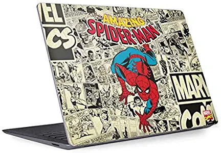 Skinit Decal Laptop Skin for Surface Laptop 3 13.5in - Officially Licensed Marvel/Disney Amazing Spider-Man Comic Design