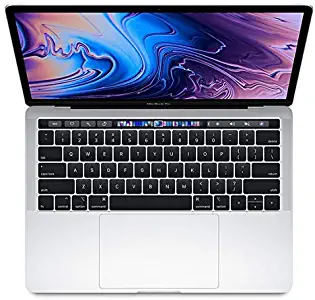 Apple 13.3" MacBook Pro w/Touch Bar (Mid 2019), Intel Core i5-8279U 2.4GHz, 512GB PCI-E SSD, 8GB DDR3, 802.11ac, Silver (Renewed)