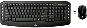 HP Wireless Classic Desktop Keyboard and Mouse (LV290AA#ABA),Black