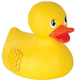 Rhode Island Novelty 10 Inch Classic Style Rubber Duck ONE Per Order
