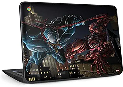 Skinit Decal Laptop Skin for Chromebook 11 G6 EE - Officially Licensed Marvel/Disney Venom vs Carnage Design