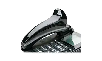 AbilityOne - Telephone Shoulder Rest - Black, Curved Shape 7520-01-592-3859