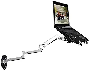 XSJ8013WT Wall Mount Laptop Holder Ultra Long Arm Aluminum Mechanical Spring Full Motion Laptop Mount Arm Monitor Holder Lapdesk