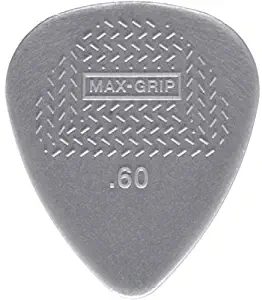 Dunlop 449P.60 Max-Grip Nylon Standard, Light Gray, .60mm, 12/Player's Pack