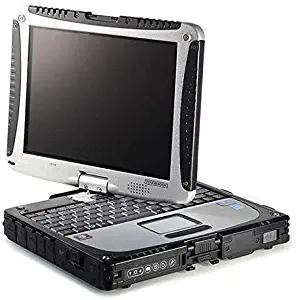 Panasonic Toughbook CF-19, MK6, 10.1" Multi Touchscreen + Digitizer, Rugged Laptop Convertible Tablet, Intel Core i5 @2.60GHz, 8GB, 128GB SSD, Windows 10 Pro, GPS, Fingerprint Reader (Renewed)