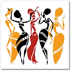 AK Wall Art Tribal African Dancers Vinyl Sticker - Car Window Bumper Laptop - Select Size