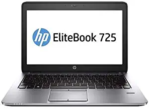 HP EliteBook 725 G2 12.5 Inch Business PC, AMD A8 Pro-7150B up to 3.2GHz, 8G DDR3L, 320G, WiFi, VGA, DP, Windows 10 64 Bit-Multi-Language Supports English/Spanish/French(Renewed)