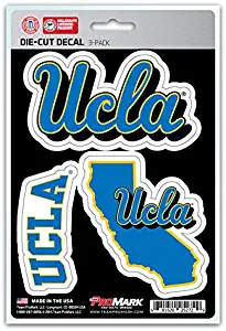 NCAA UCLA Bruins Team Decal, 3-Pack