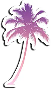 Watercolor Palm Tree Sticker Beach Stickers Waterbottle Sticker Tumblr Stickers Laptop Stickers Vinyl Stickers