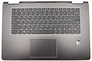 GAOCHENG Laptop PalmRest&Keyboard for Lenovo Yoga 710-15IKB Yoga 710-15 English US Upper Case with Backlit New