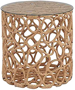 Progressive Furniture Tolli Side Table, Tan